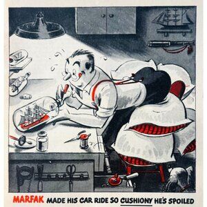 1951 Texaco Gas & Oil Marfak Advertisement Lubrication Automotive Vintage DWX11C